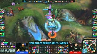 LOL EU LCS Week 1   Day 1 Elements vs G2 Esports highlights