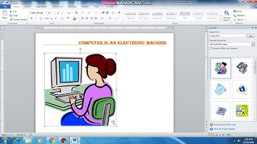 Computer Class - 4 Lesson (WORKING WITH WORD) - Video - 4