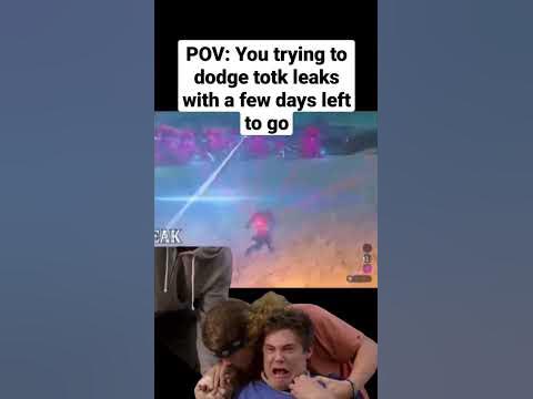 Trying to dodge totk leaks be like. #ialmostdied #nintendo #botw #totk ...