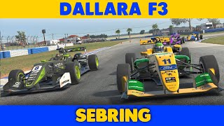 Dallara F3 Fixed at Sebring | iRacing S4 2023