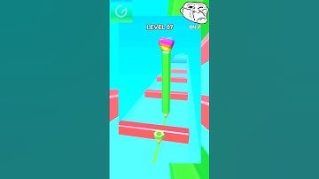 Color Pencil Run 7 Levels - Best Gameplay Walkthrough Android, iOS Games #shortvideos