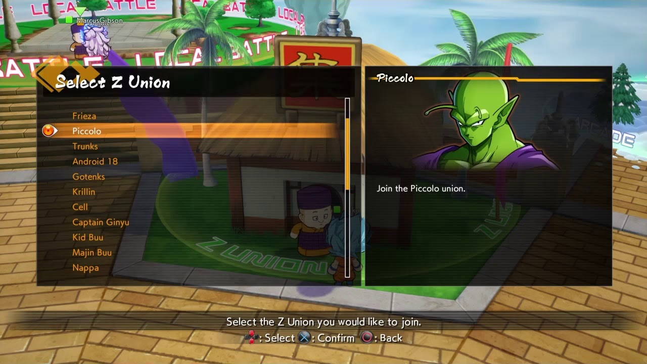 How to join a Z union on Dragon Ball Fighterz