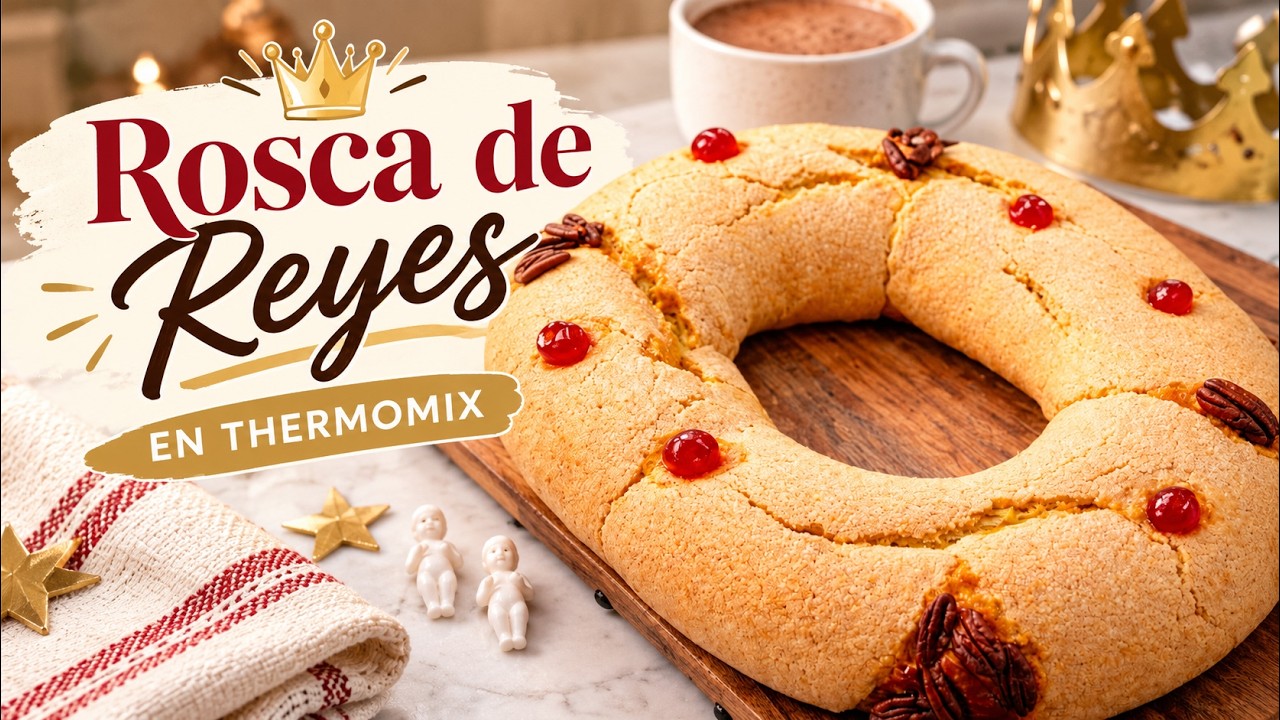 Rosca de Reyes Casera con Thermomix 👑 | Paso a Paso – Parte 1