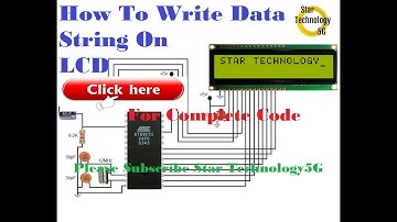 Microcontroller 8051 Project 21 How To Write Data String On LCD