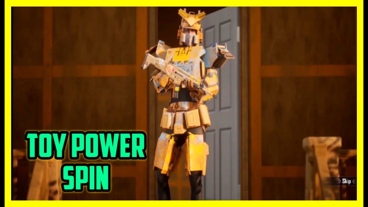 NEW TOY POWER SPIN ANIMATION | PUBG MOBILE