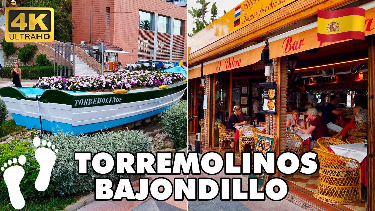 TORREMOLINOS-Bajondillo Costa del Sol Spain 🇪🇸 | 🚶‍ Promenade Evening Walking Tour | Joyoftraveler