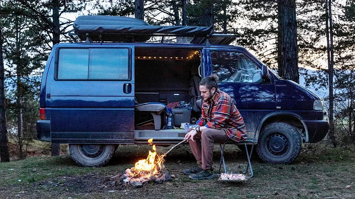 Camping ALONE in Albania