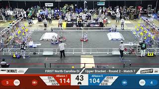 Match 7 (R2) - 2023 FIRST North Carolina District State Championship