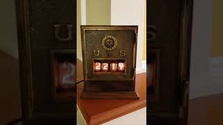 Nixie Tube Clock In A Usps Mailbox