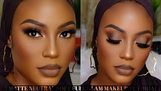 BASIC BABES E10: START TO FINISH SOFT GLAM  MATTE MONOCHROMATIC MAKEUP TUTORIAL #woc #brownskin screenshot 5