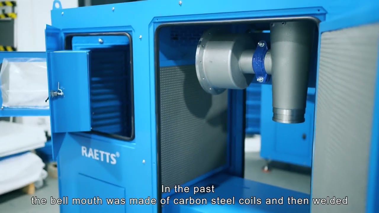 Introduction to the production and assembly process of sheet metal chassis of RAETTS turbo blower