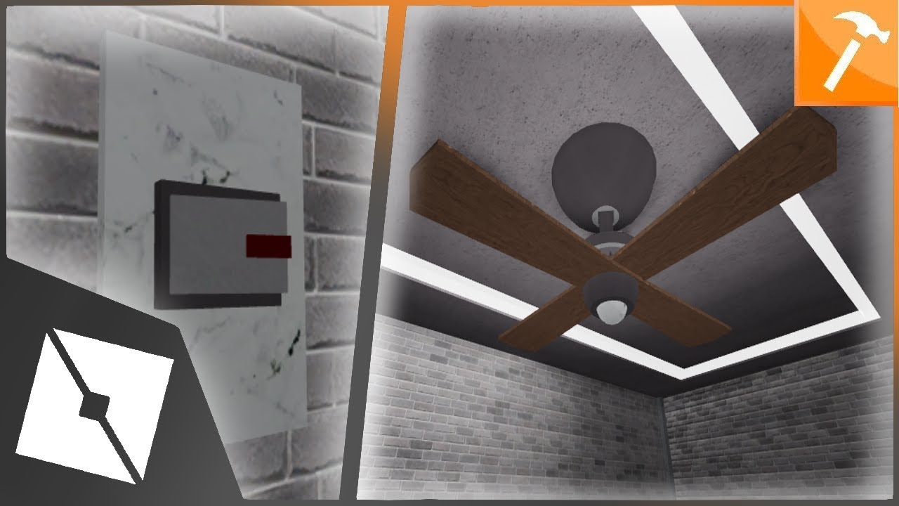 Roblox Tutorial Ceiling Fan With Switch Youtube - ceiling fans in roblox