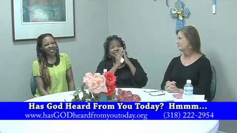 HAS GOD HEARD FROM YOU TODAY? hmmm...