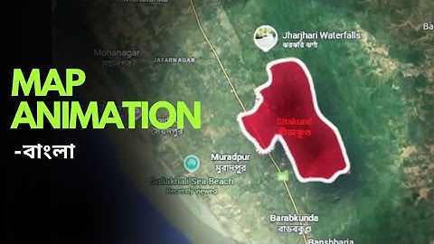 Map animation in filmora|Bangla