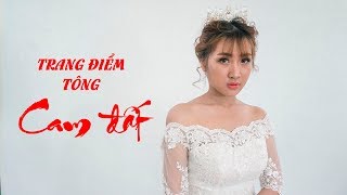 Trang điểm cô dâu xu hướng 2018 - Tông Cam nhẹ, kiểu nhấn hốc