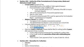 Taxation - NIRC Section 202 - 213 (Remedies)