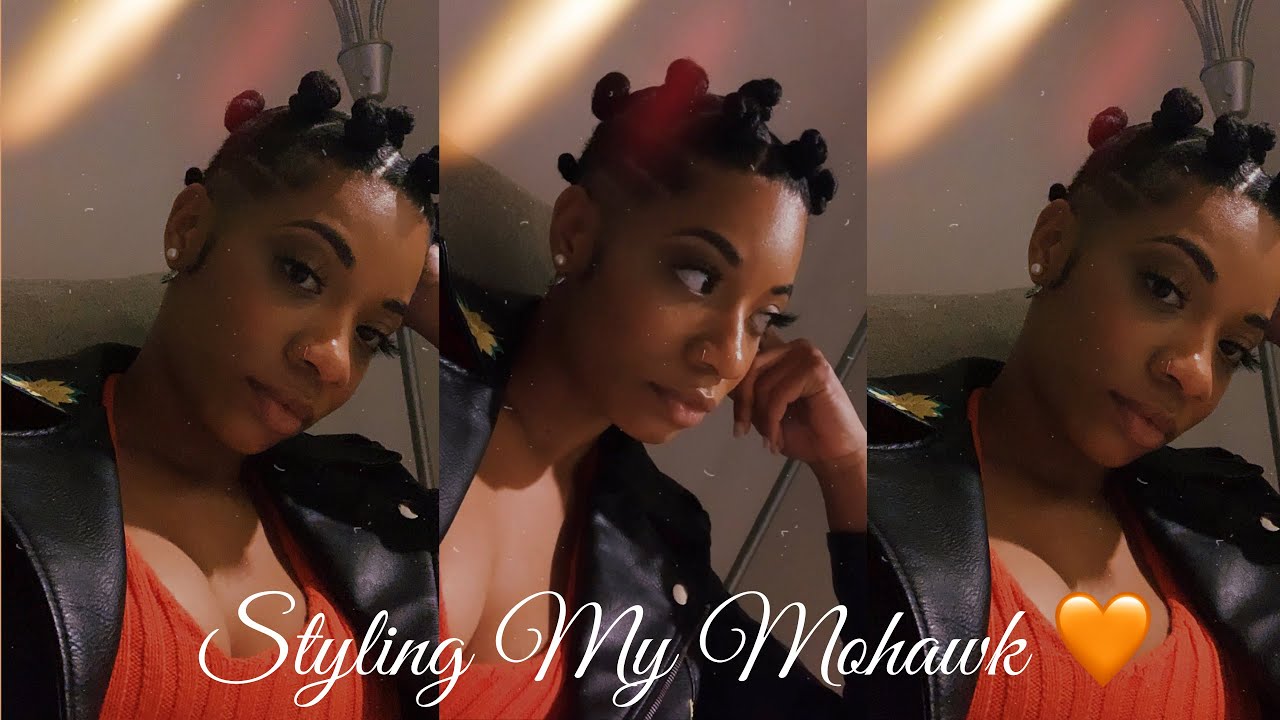 Styling My Tapered Mohawk | Bantu Knots | Natural Hair