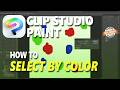 Clip Studio Paint How To Select By Color