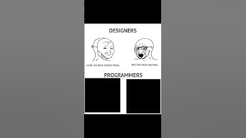 Designers vs Programmers #programmerhumor #shorts #short