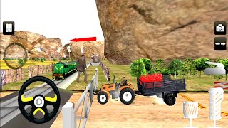 Tractor Trolley Drive Offroad | Tractor Offroad  Driving Game screenshot 5