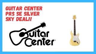 Guitar Center PRS SE Silver Sky Blowout Deal!