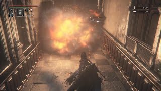 Bloodborne_Cheesing the Blue-eyed Wolf Beasts (Upper Cathedral)