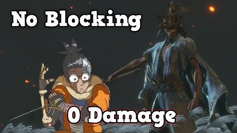 Sekiro: Worlds First 0 Hit/Damage (No Blocking) Immortal Severance Run