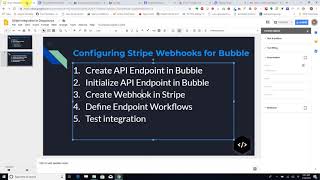 How to setup Stripe payment webhooks for Bubble backend applications.