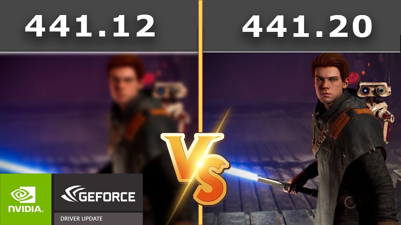 Star Wars Jedi: Fallen Order | New Drivers Nvidia | 441.12 vs 441.20 | GTX 1660 ti