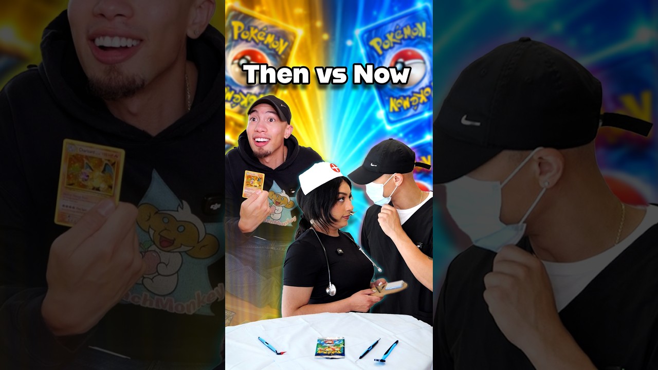 Collecting Pokémon Cards Then vs Now