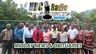 Midday News and Obituaries for Wednesday June 10th 2020 with Leslie DeBique.