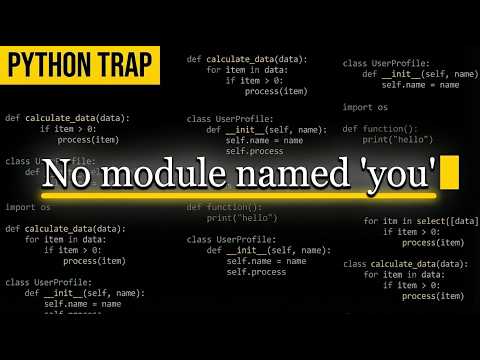 Python Projects Failing? You're Making This Common Mistake