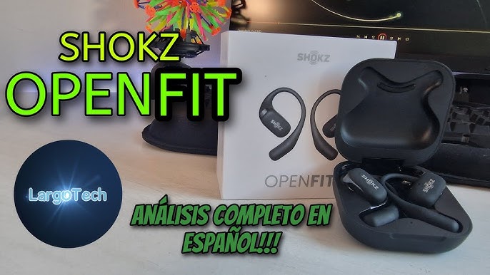 Shokz Openfit Auriculares Inalámbricos Open Ear IP54 con Micrófono