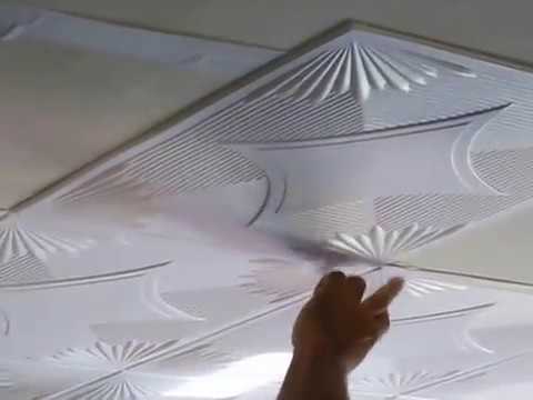 Installation Styrofoam Ceiling Tile Glue Over Existing Popcorn Diy