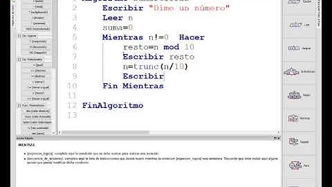 Sumar cifras de un número 2 PSEINT TIC 2 Bachillerato IES Monterroso