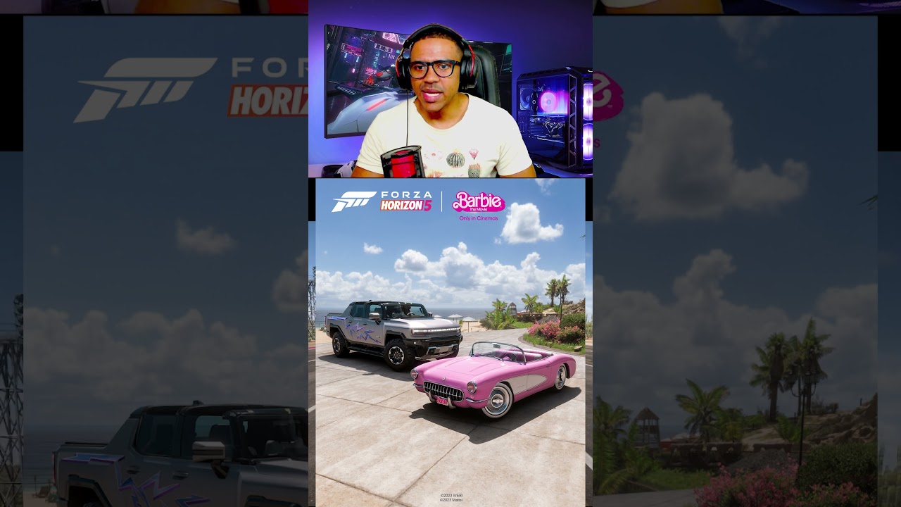 Forza Horizon 5 vai ganhar dois carros do filme da Barbie - Adrenaline