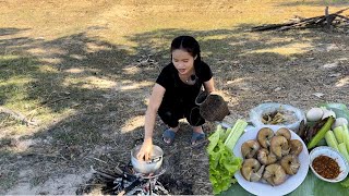 ขุดหอยเดื่อ ต้มหอยเดื่อจ้ำแจ่ว ຂຸດຫອຍເລື່ອມາຕົ້ມຈ້ຳແຈ່ວ