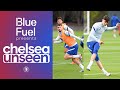 Kai Havertz, Jorginho & Giroud on 🔥 Head tennis, free-kick shoot-out | Chelsea Unseen