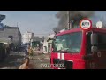 Видео с места: пожар в Киеве на Юности: загорелся магаз с пластиком, предварительно, коротнул кондер