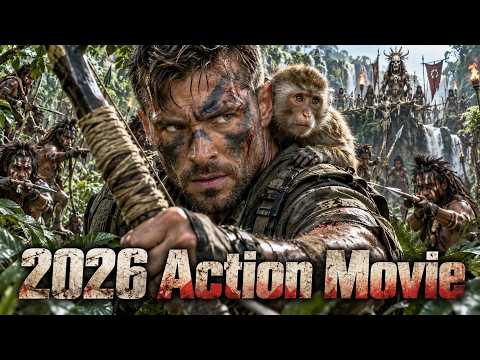 Video 2026 Action Movie | A Commando Survives a Helicopter Crash—100 Cannibals Are Waiting for Him!