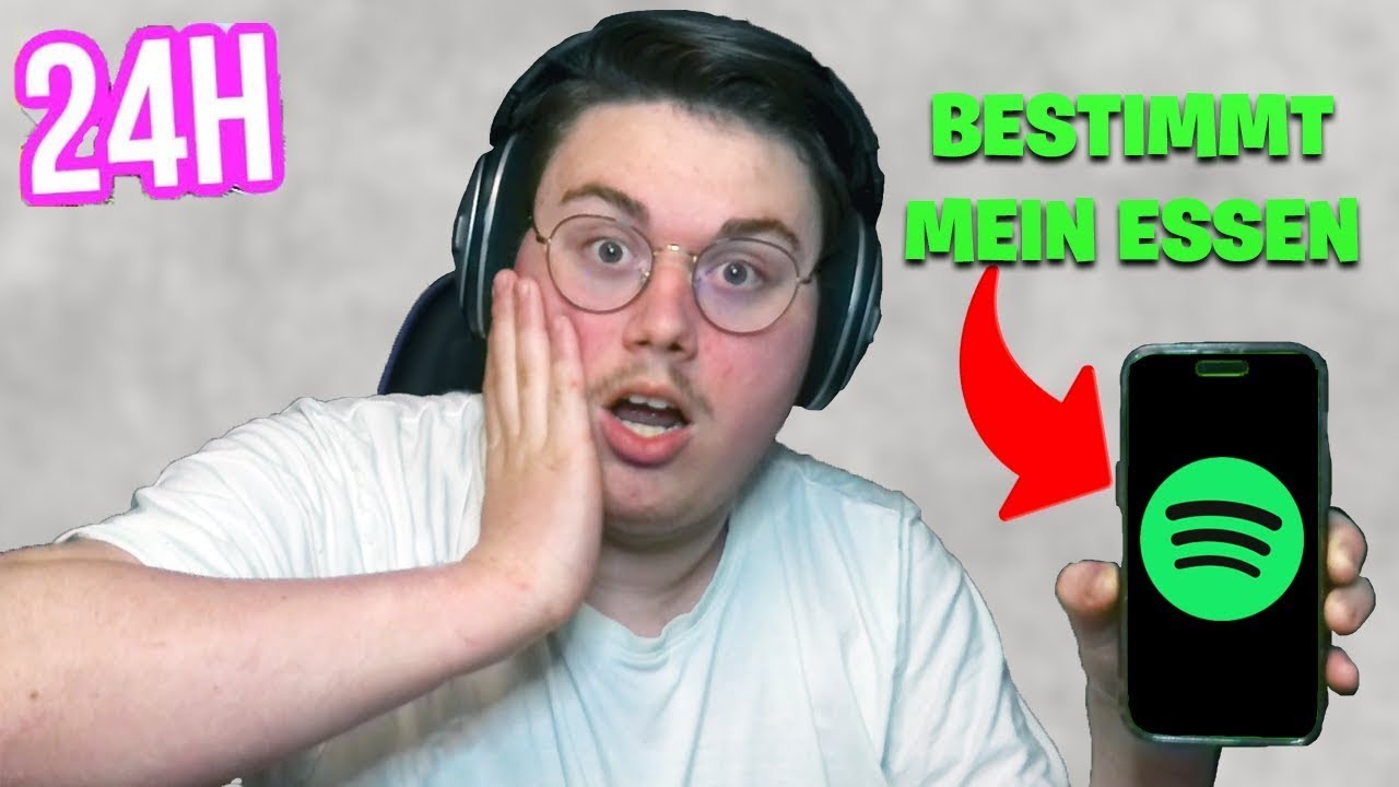 ICH ESSE 24H was SPOTIFY sagt! 😱 [ReUpload]