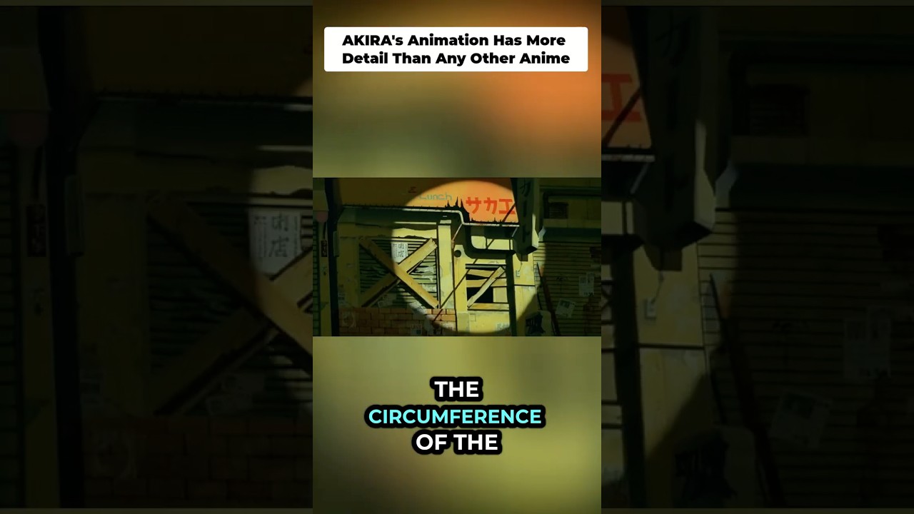 AKIRA's Animation Has More Detail Than Any Other Anime.#AnimeAnimation #AnimeAnalysis #FilmBreakdown