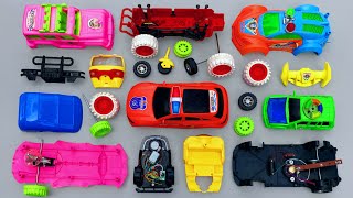 Assemble Lot's of Toy Police Car, CNG Auto Rickshaw, Jeep Car | Auto Rickshaw & Police Car Attached