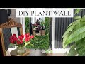 DIY PLANT WALL USING PRESERVED MOSS