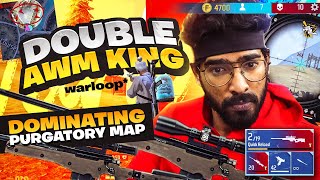 After Update New Double Awm Warloop Gameplay Last Zone 1v4 - Free Fire max