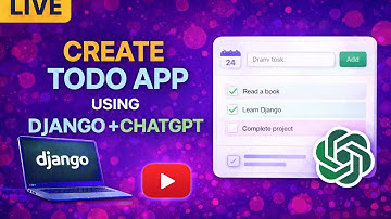 Build a Todo App Using Django + ChatGPT AI | Python Django Live Project 🚀