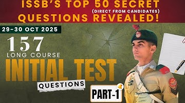 PMA 157 Long Course Initial Test Experience 4 | PMA 157 Most Repeated Verbal, Non Verbal & Academic
