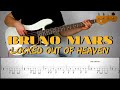 BRUNO MARS - LOCKED OUT OF HEAVEN | Bass Cover Tutorial (FREE TAB)