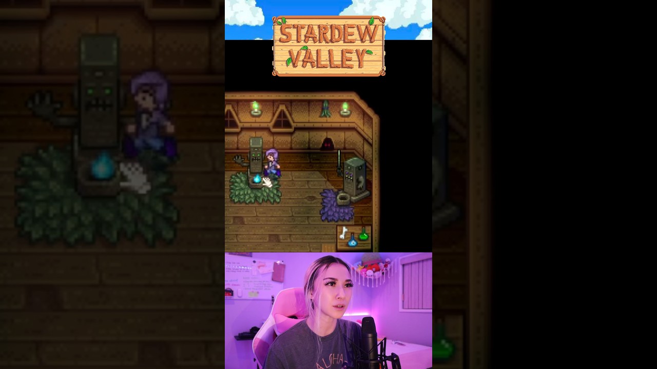 someone plz tell me what’s going on #stardewvalley #stardewvalleyupdate #gamergirl #cozygaming