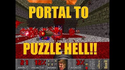 Doom 2 Pandemonium Speedmapping - Clippy plays Portal to Puzzle Hell by Horus - UV & Commentary